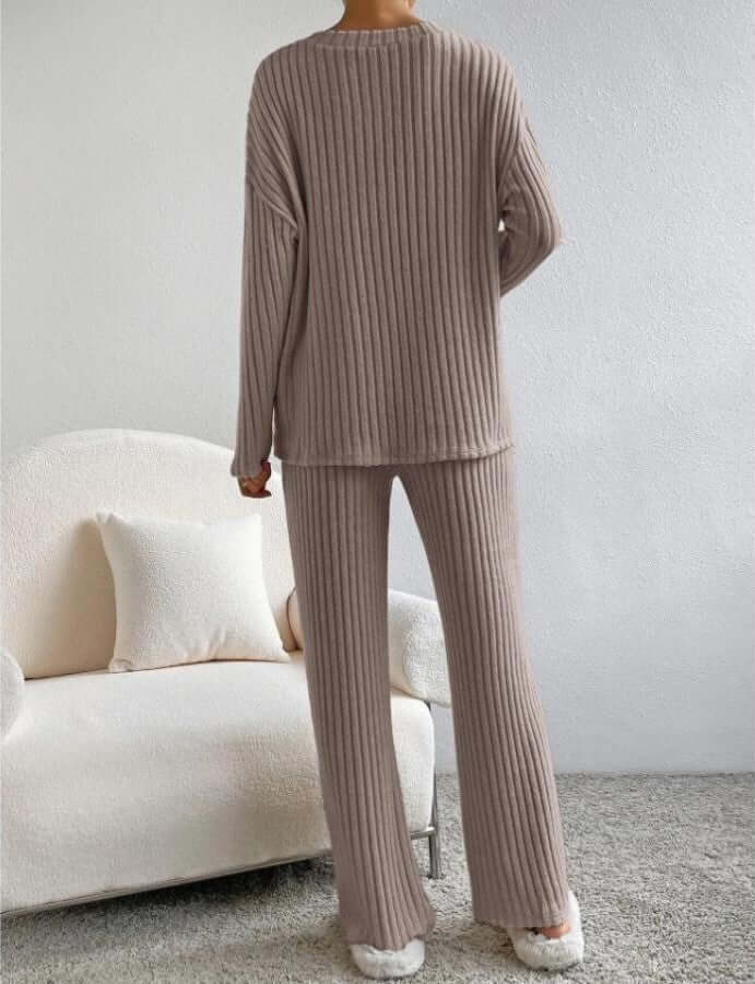 Lucia™ - Knitted trousers and jumper for women-DESTINY