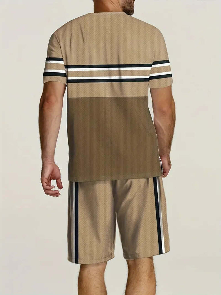 Harrison - casual color block t shirt for men-DESTINY