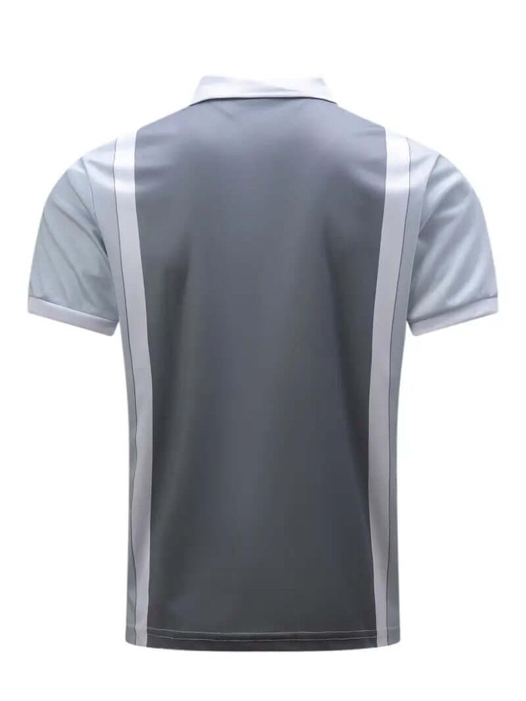 Ethan – casual short-sleeved shirt with stripe print-DESTINY