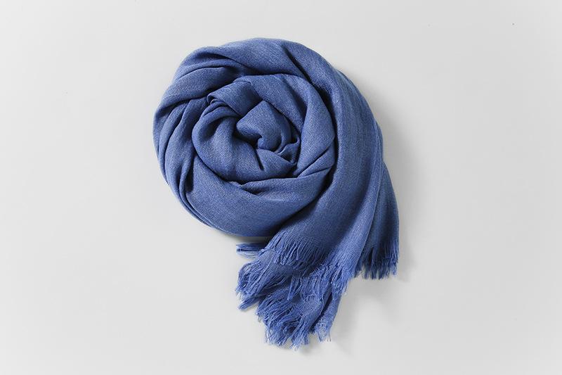 Soft Linen Texture Scarf-DESTINY