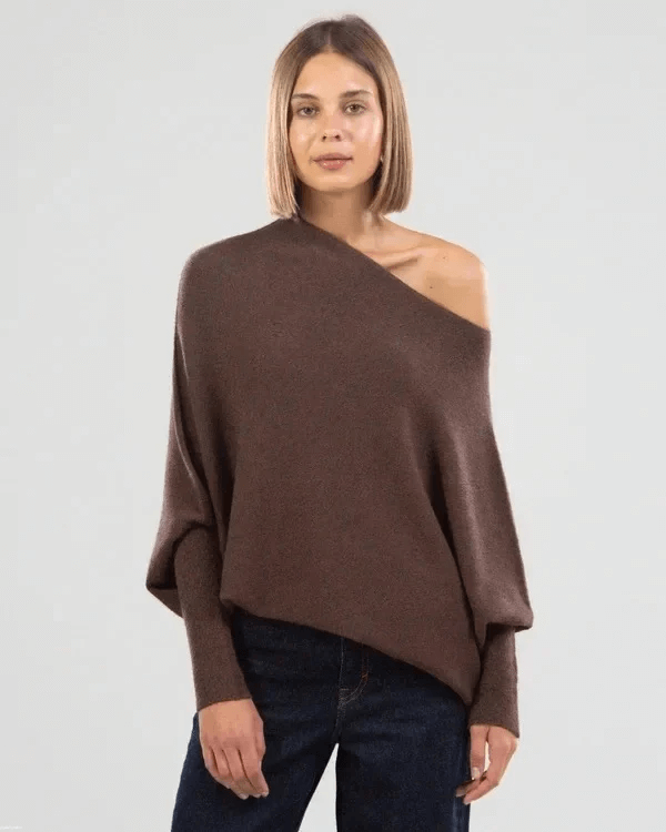 Elegant asymmetric jumper-DESTINY