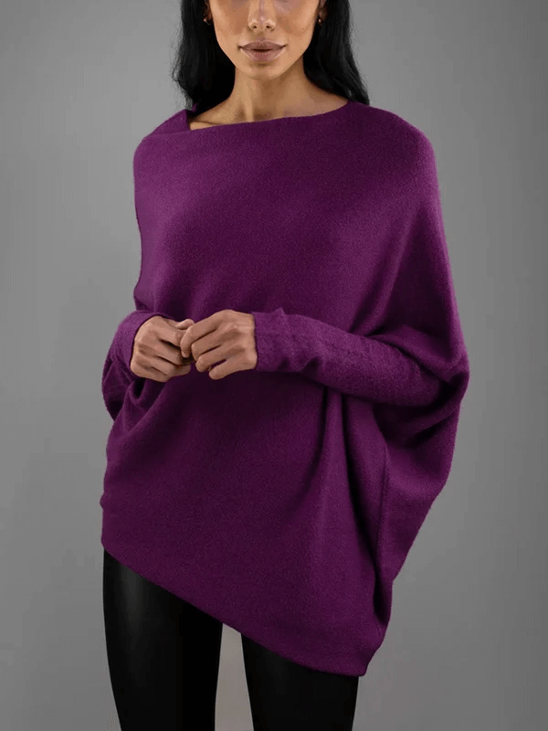 Elegant asymmetric jumper-DESTINY