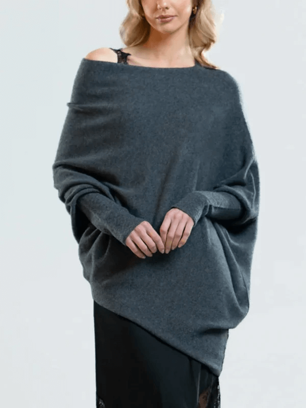 Elegant asymmetric jumper-DESTINY