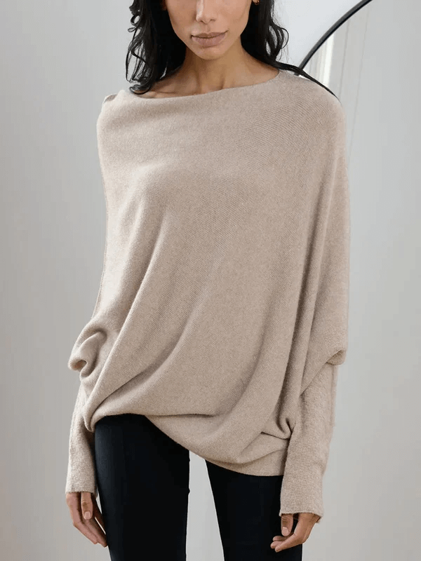 Elegant asymmetric jumper-DESTINY