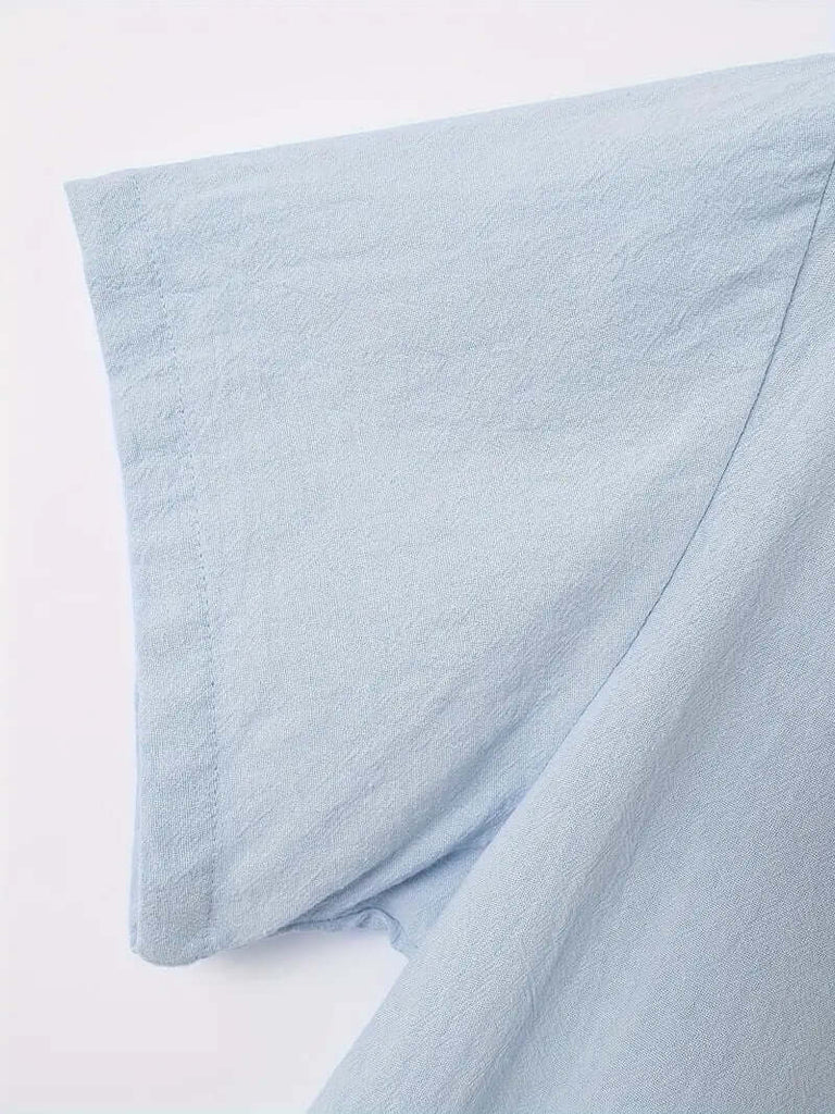 Brian - casual short sleeve button down-DESTINY