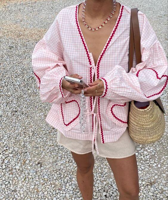 Myrthea | Comfy Top made of organic cotton-DESTINY