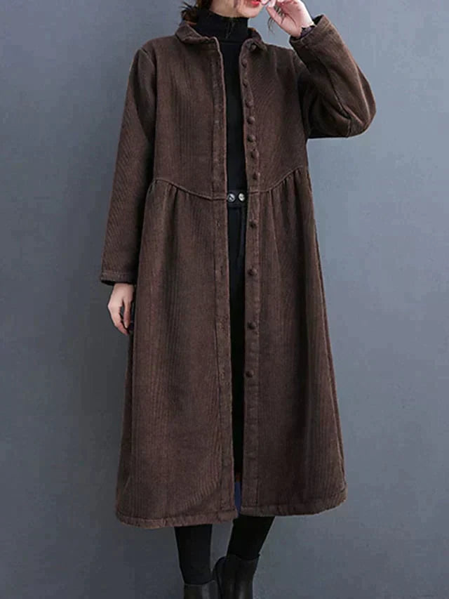 Long vintage coat - Perfect for chilly days-DESTINY
