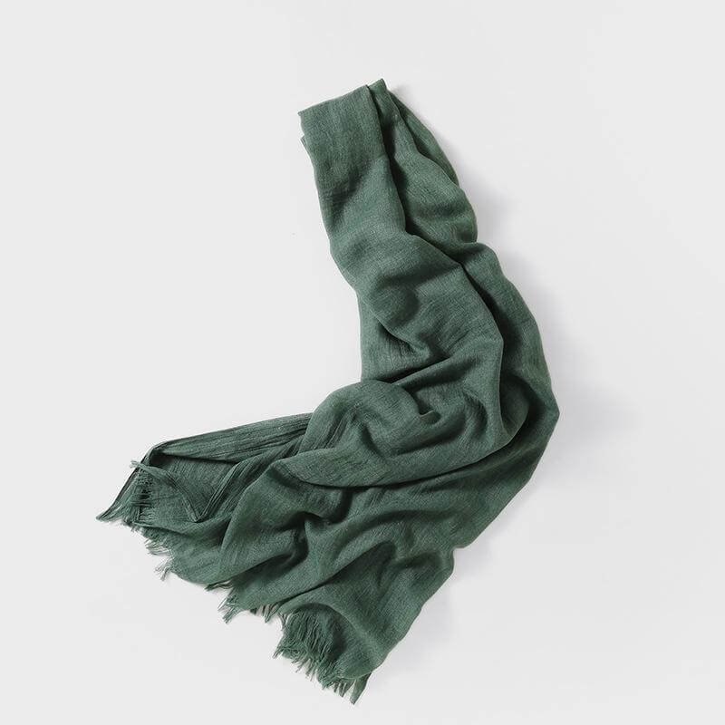 Soft Linen Texture Scarf-DESTINY