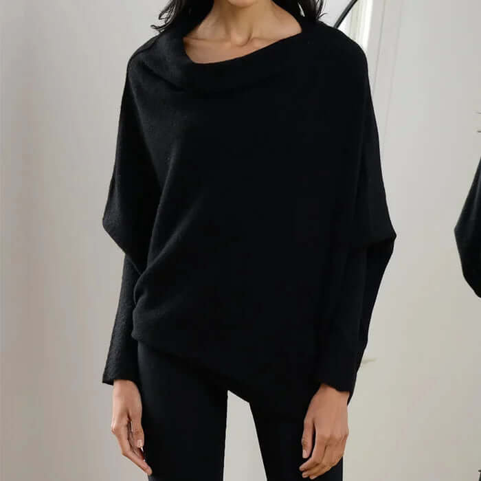 Asymmetric draped jumper-DESTINY