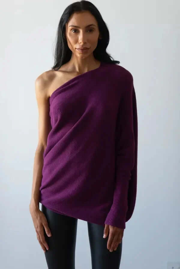 Asymmetric draped jumper-DESTINY