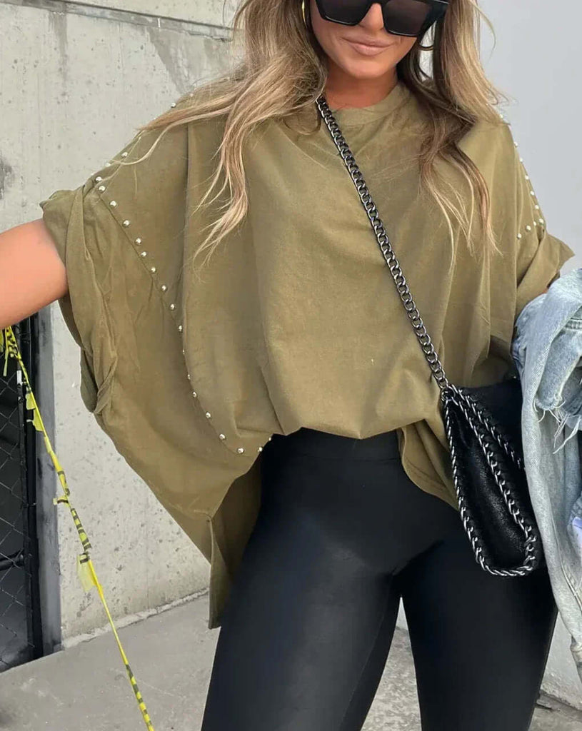 Bella – oversized shirt with basics-DESTINY