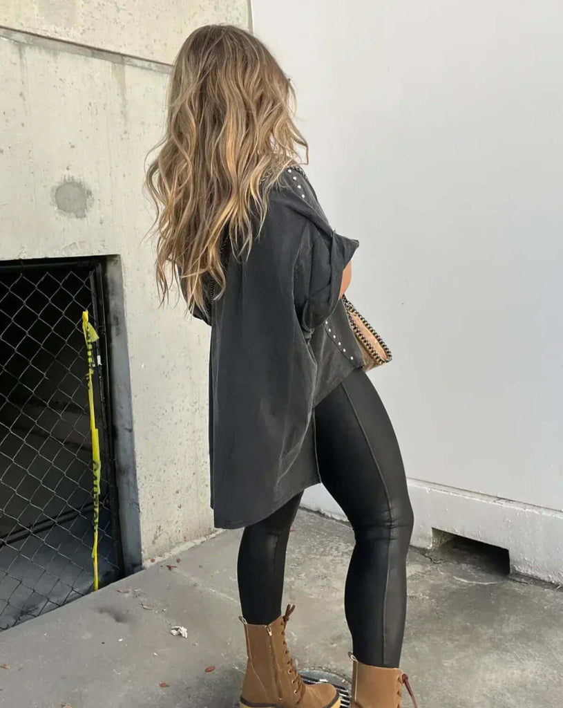 Bella – oversized shirt with basics-DESTINY