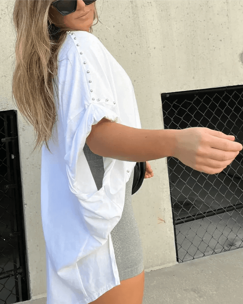 Bella – oversized shirt with basics-DESTINY