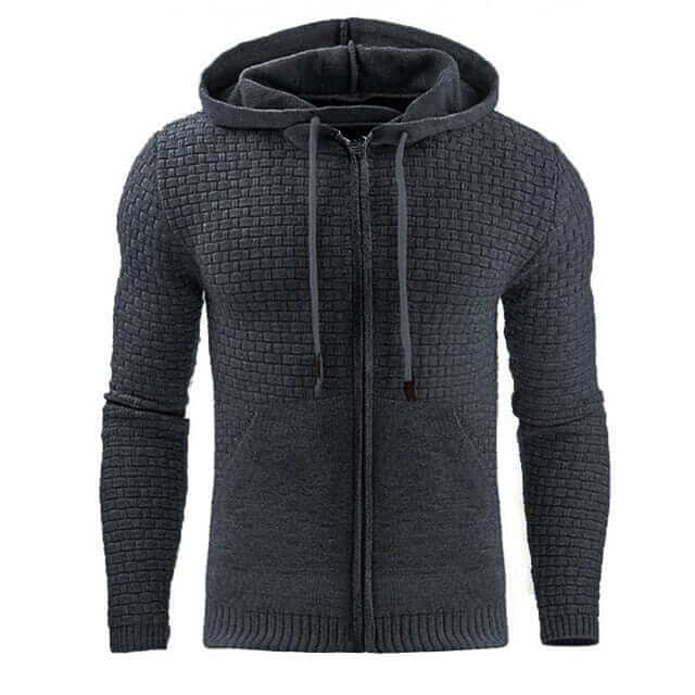 Hooded jumper with zip-DESTINY