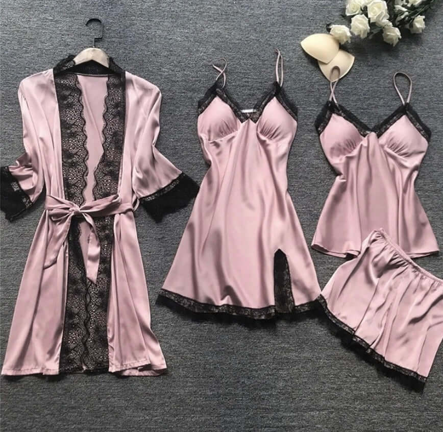 Silky satin pyjama set-DESTINY