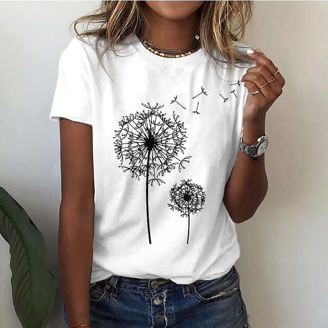 Inès Lavigne - elegant dandelion shirt-DESTINY