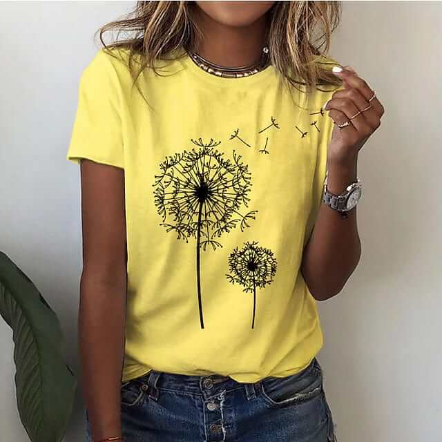Inès Lavigne - elegant dandelion shirt-DESTINY