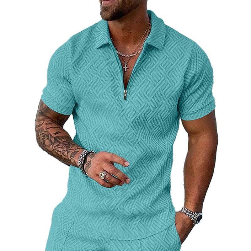 Men's Casual Short-sleeved POLO Shirt 10259963YM-DESTINY
