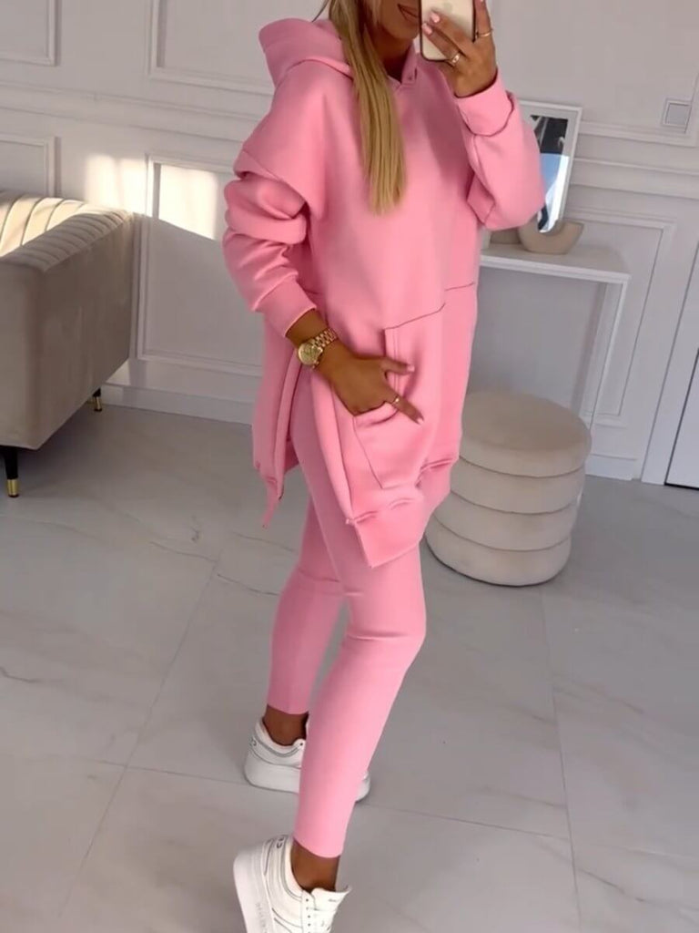 Nivienne | Elegant hoodie and legging set-DESTINY