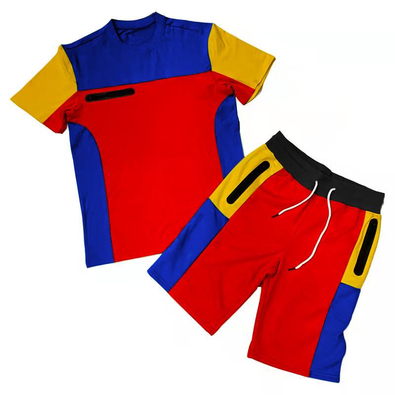 Men's Stitching Color Contrast Sports Suit 51108111L-DESTINY