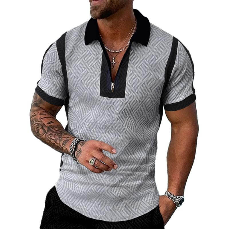 Men's Casual Short-sleeved POLO Shirt 10259963YM-DESTINY
