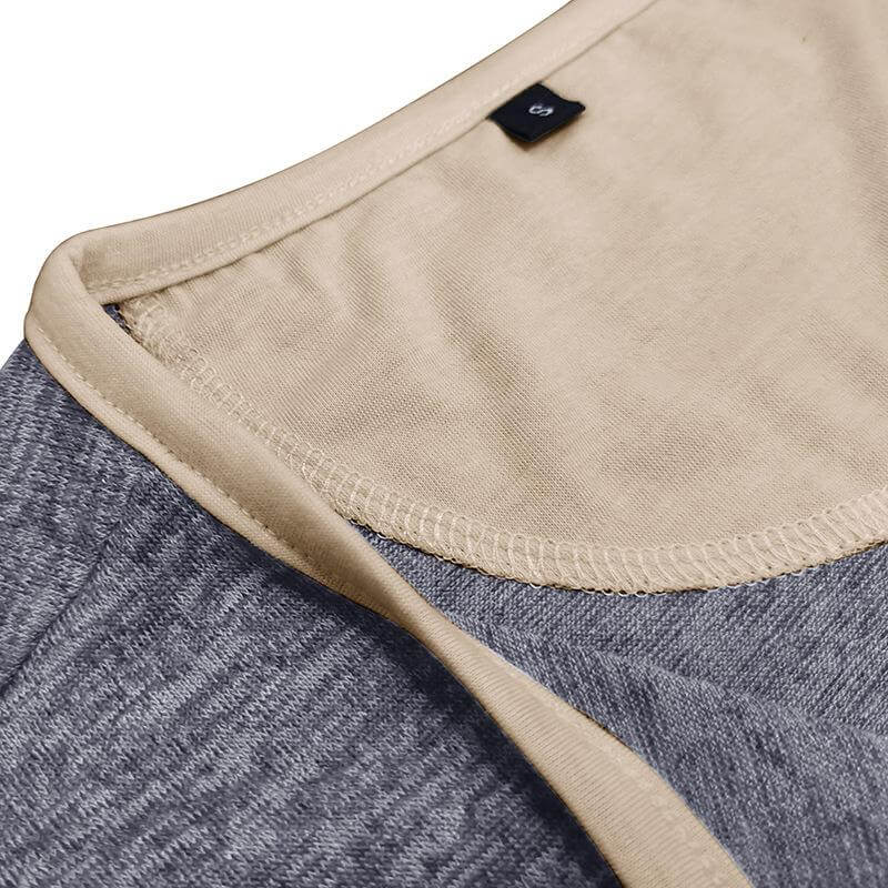 Men's Long Sleeve T-shirt Outdoor Bottoming Henley Shirt 67667932L-DESTINY