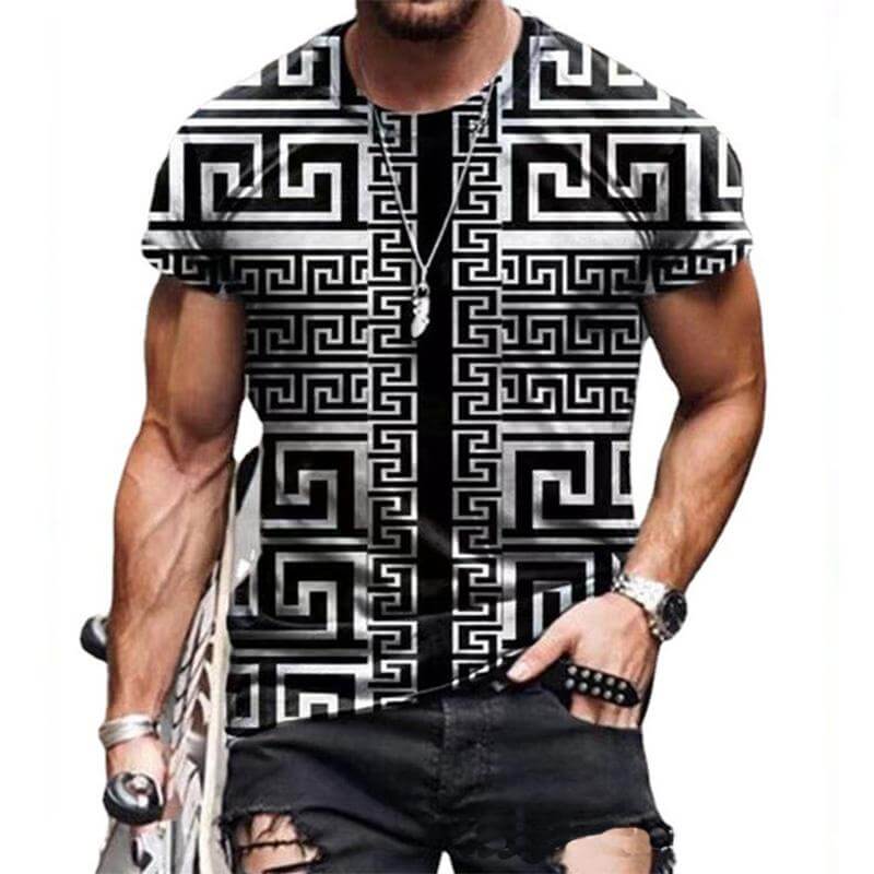 Men's Casual Short Sleeve T-Shirt 41321092YM-DESTINY