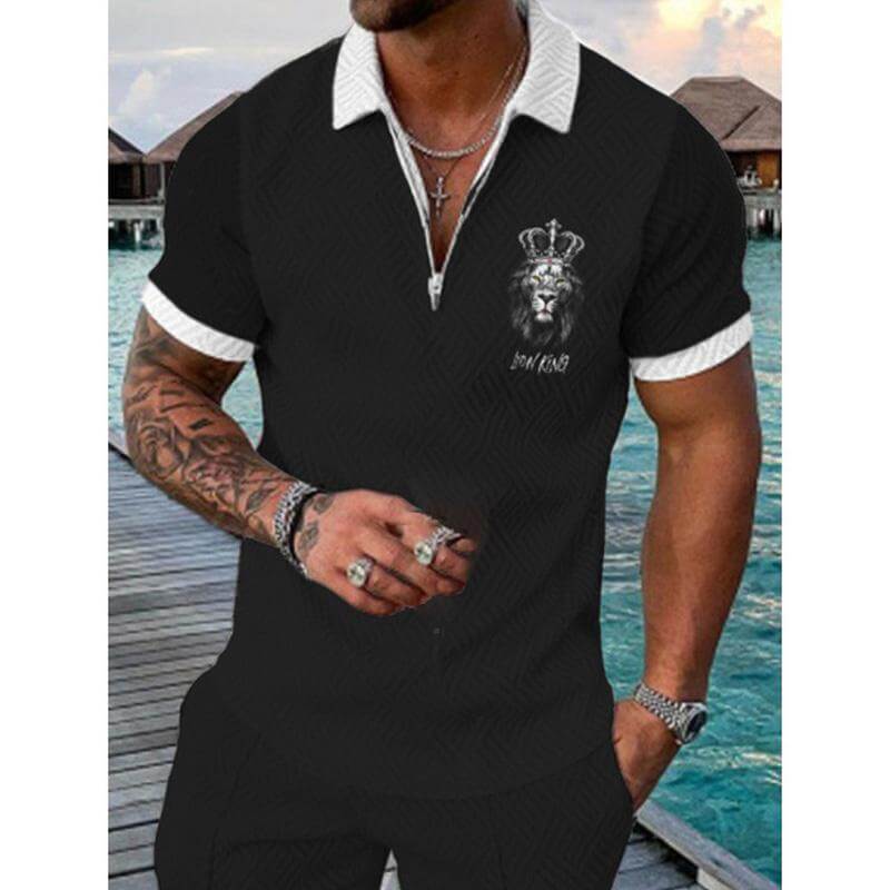 Men's Fashion POLO Short Sleeve T-Shirt 47199667YM-DESTINY