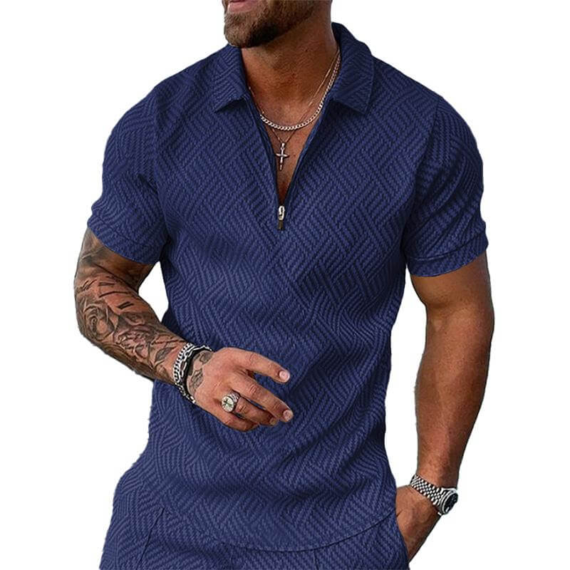 Men's Casual Short-sleeved POLO Shirt 10259963YM-DESTINY