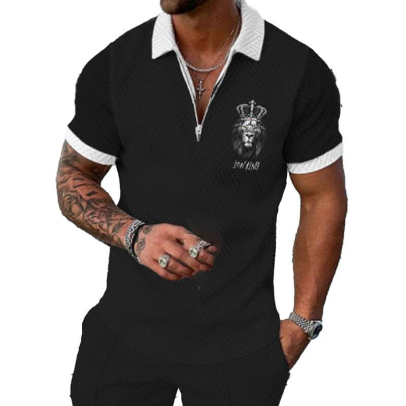 Men's Fashion POLO Short Sleeve T-Shirt 47199667YM-DESTINY
