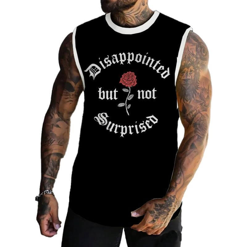 MEN'S BASIC PRINTED ROUND NECK VEST 19520779YM-DESTINY