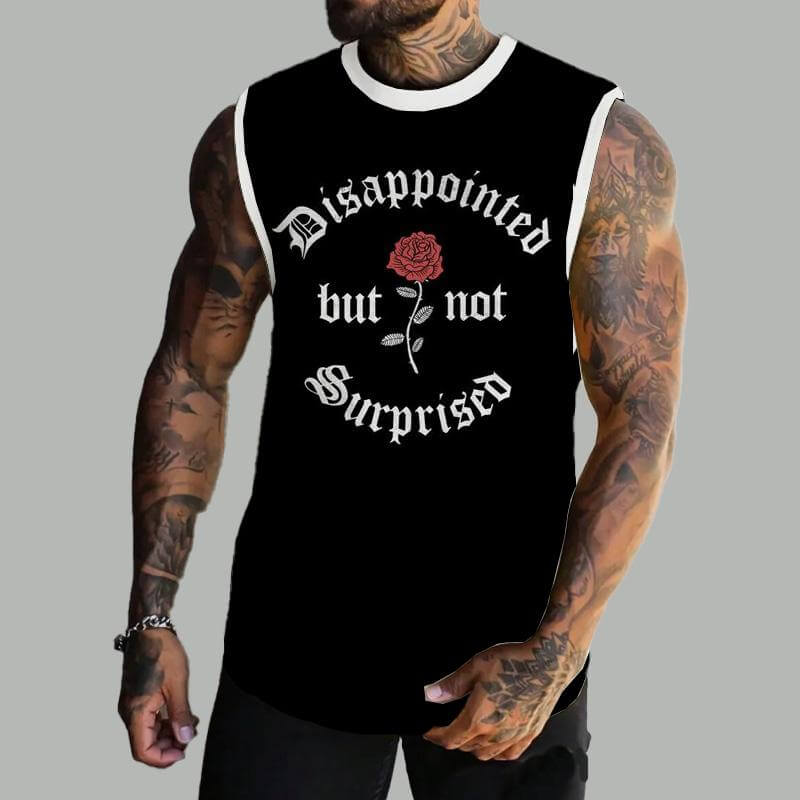 MEN'S BASIC PRINTED ROUND NECK VEST 19520779YM-DESTINY