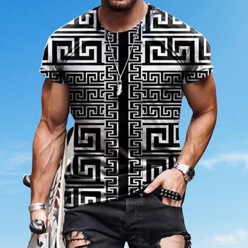 Men's Casual Short Sleeve T-Shirt 41321092YM-DESTINY