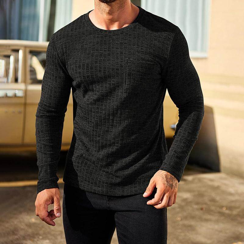 Men's Muscle Long Sleeve T-Shirt 42489163YY-DESTINY