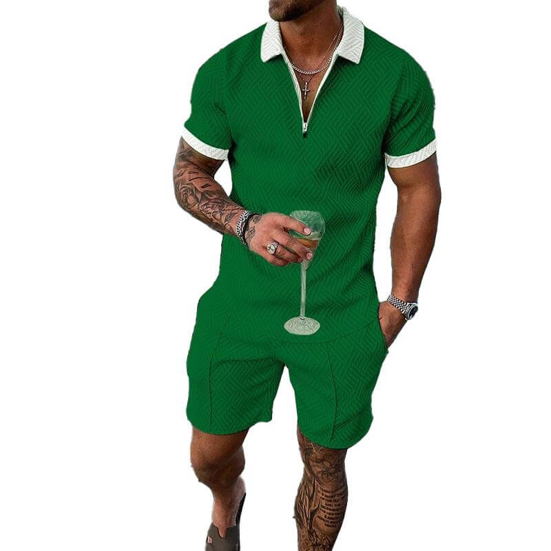 MEN'S CASUAL POLO SHIRT SET 64791773YM-DESTINY