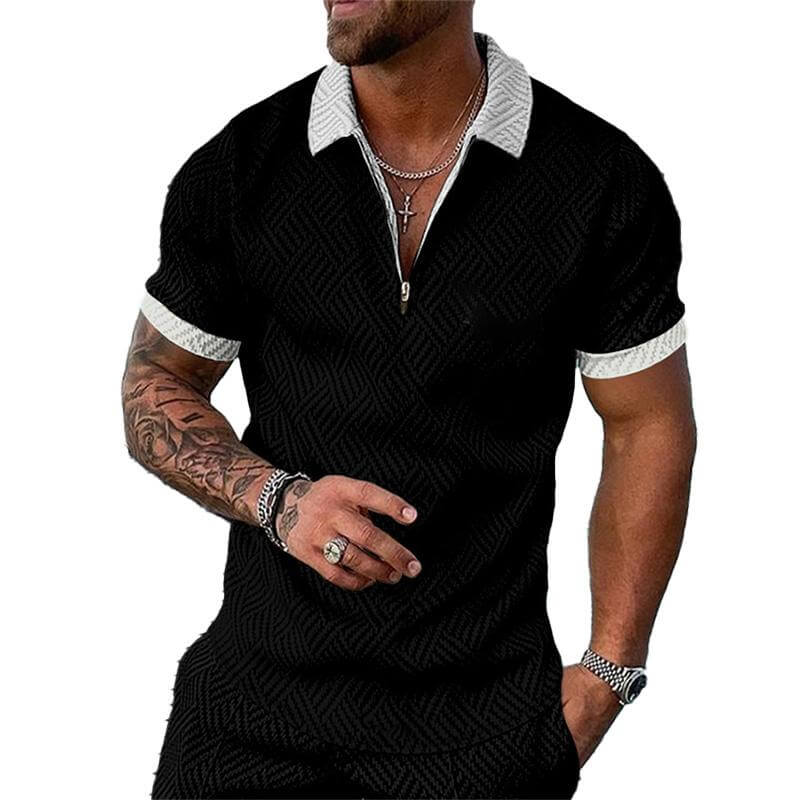 Men's Casual Short-sleeved POLO Shirt 10259963YM-DESTINY