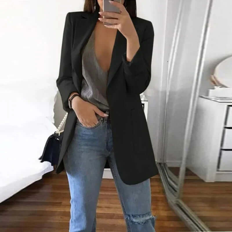Elyssa - Effortless Executive Blazer-DESTINY