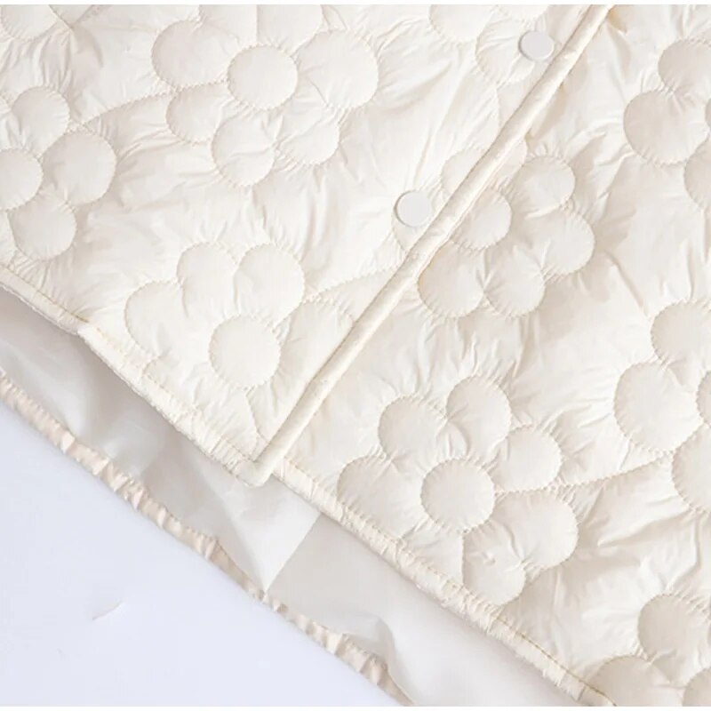 Pleasantly warm padded jacket, elegant-DESTINY