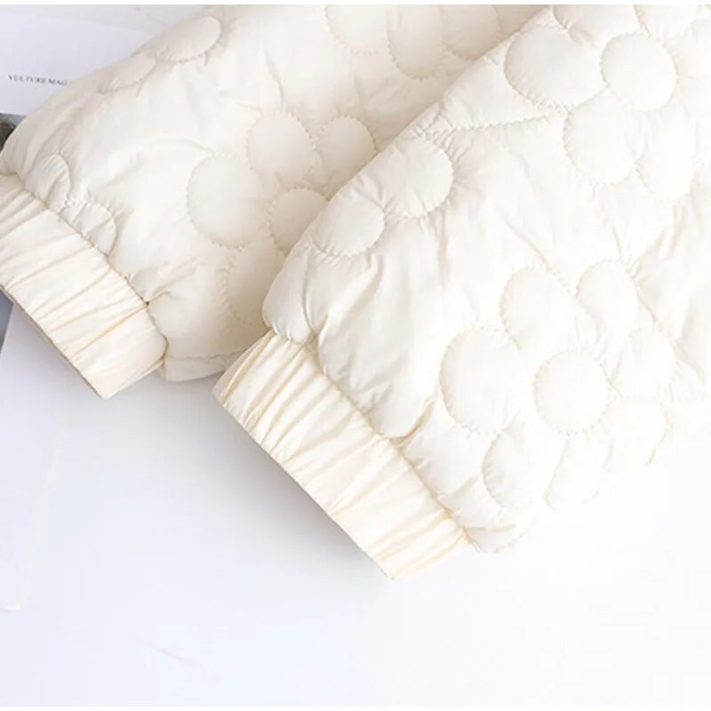 Pleasantly warm padded jacket, elegant-DESTINY