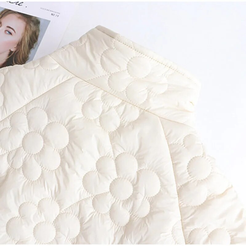 Pleasantly warm padded jacket, elegant-DESTINY