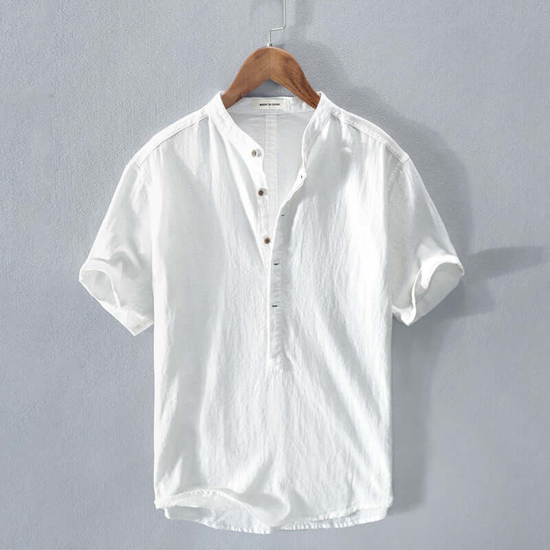MAX | COTTON AND LINEN SUMMER SHIRT-DESTINY