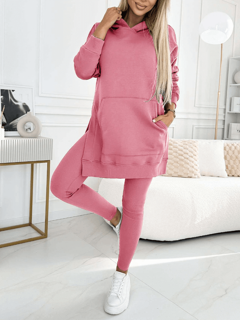 Nivienne | Elegant hoodie and legging set-DESTINY