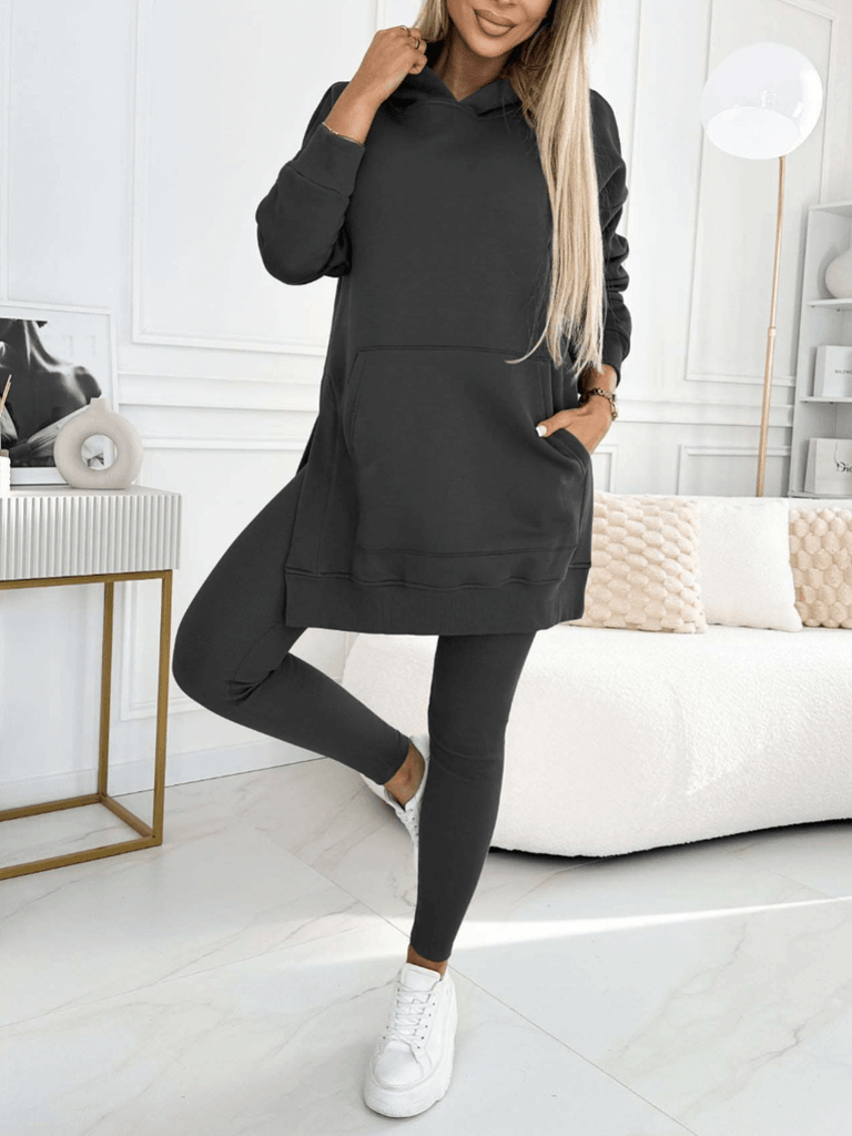 Nivienne | Elegant hoodie and legging set-DESTINY