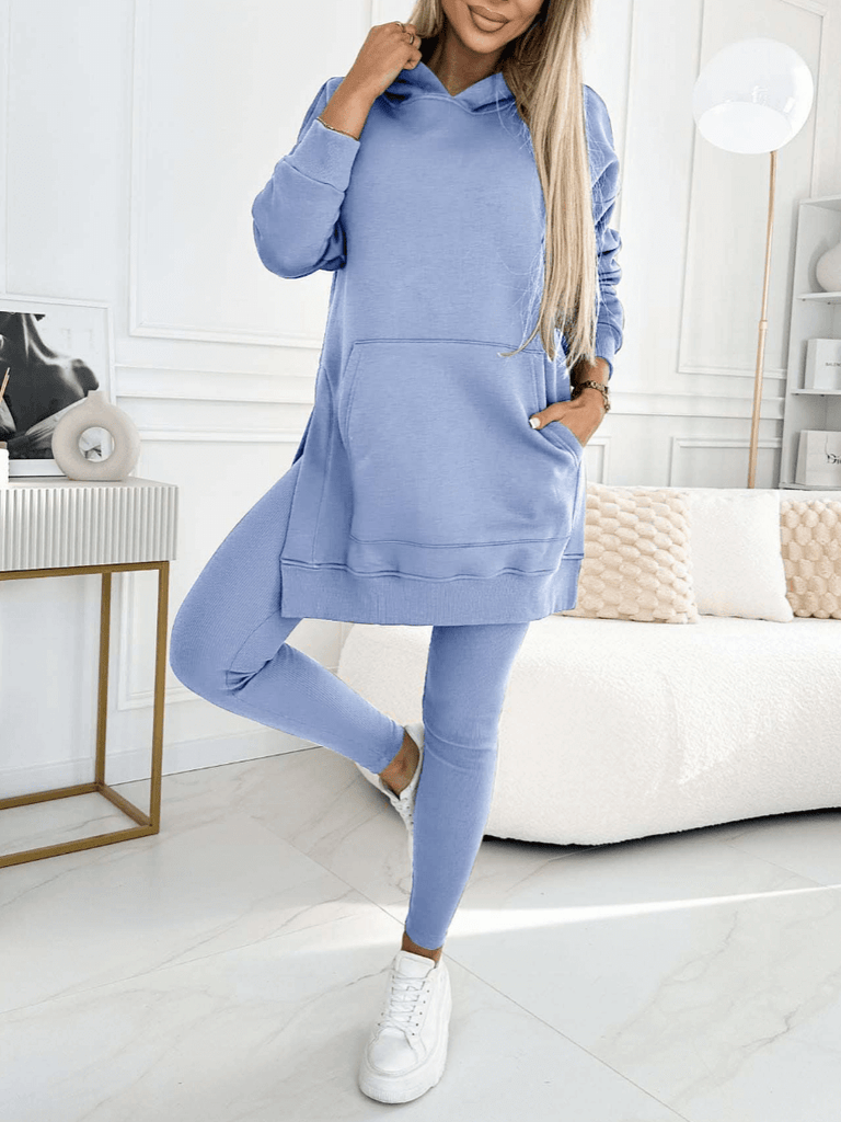 Nivienne | Elegant hoodie and legging set-DESTINY