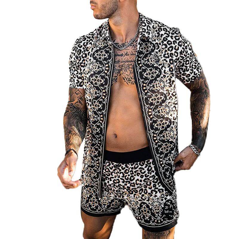 Summer Court Retro Style Print Set 06289623L-DESTINY