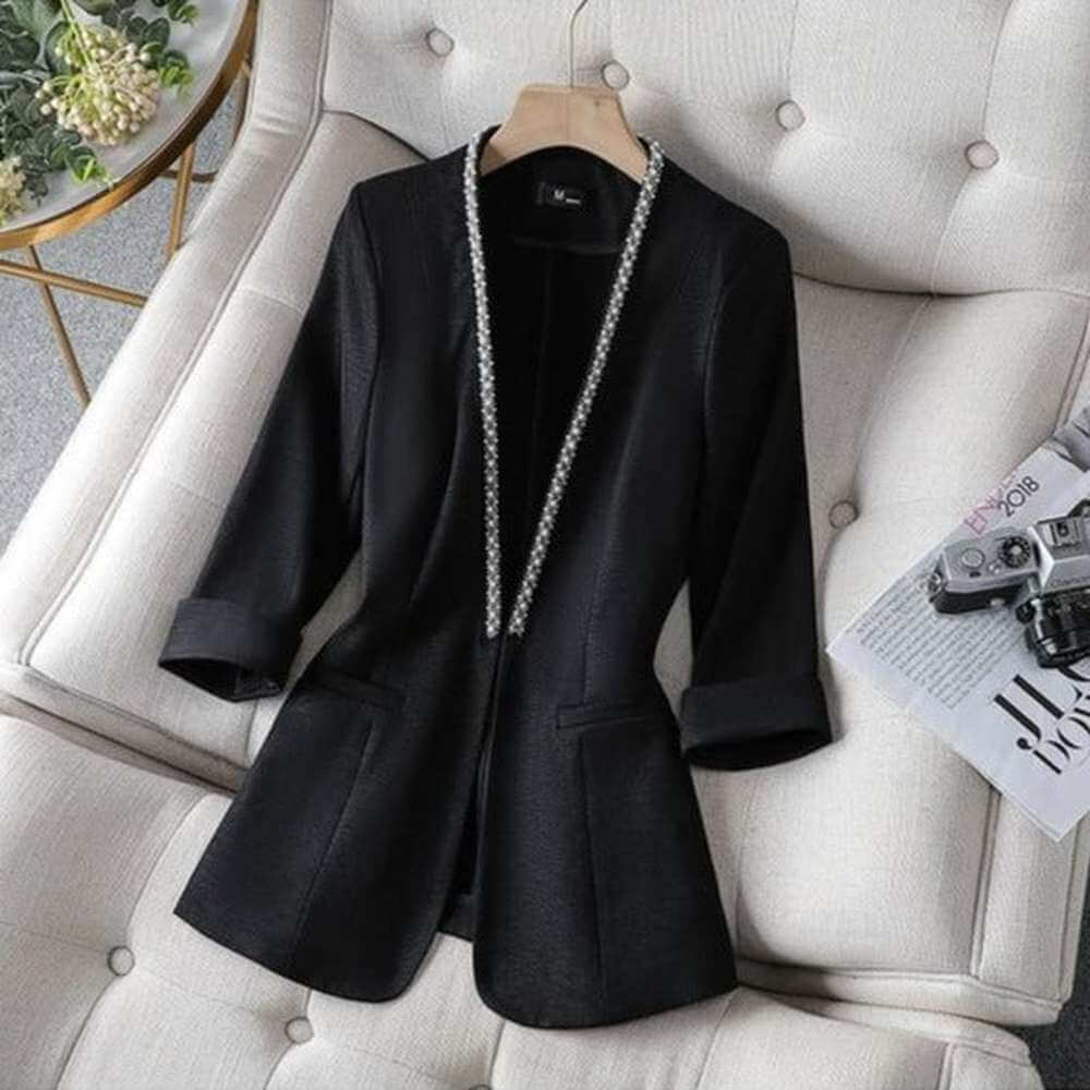 Casual blazer with half sleeves-DESTINY