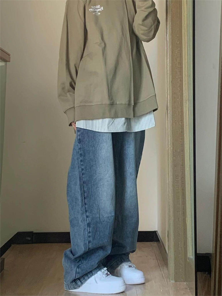 Baggy Jeans With Straight Cut-DESTINY