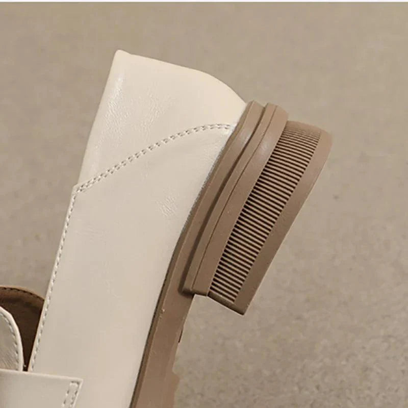 Elegant slip-on shoes with bow accent-DESTINY