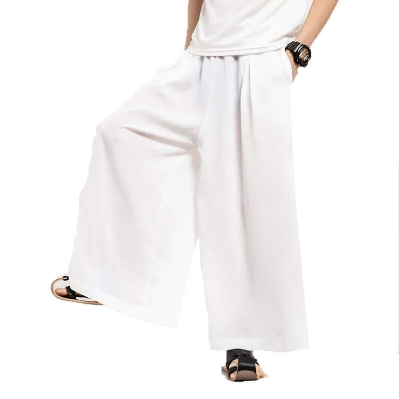 Emile - Summer Thin Wide Leg Trousers-DESTINY
