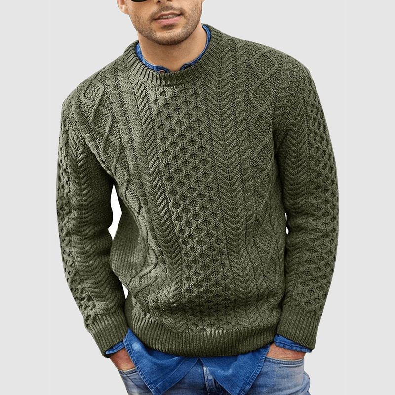 Soft warm knitted stylish jumper for men-DESTINY